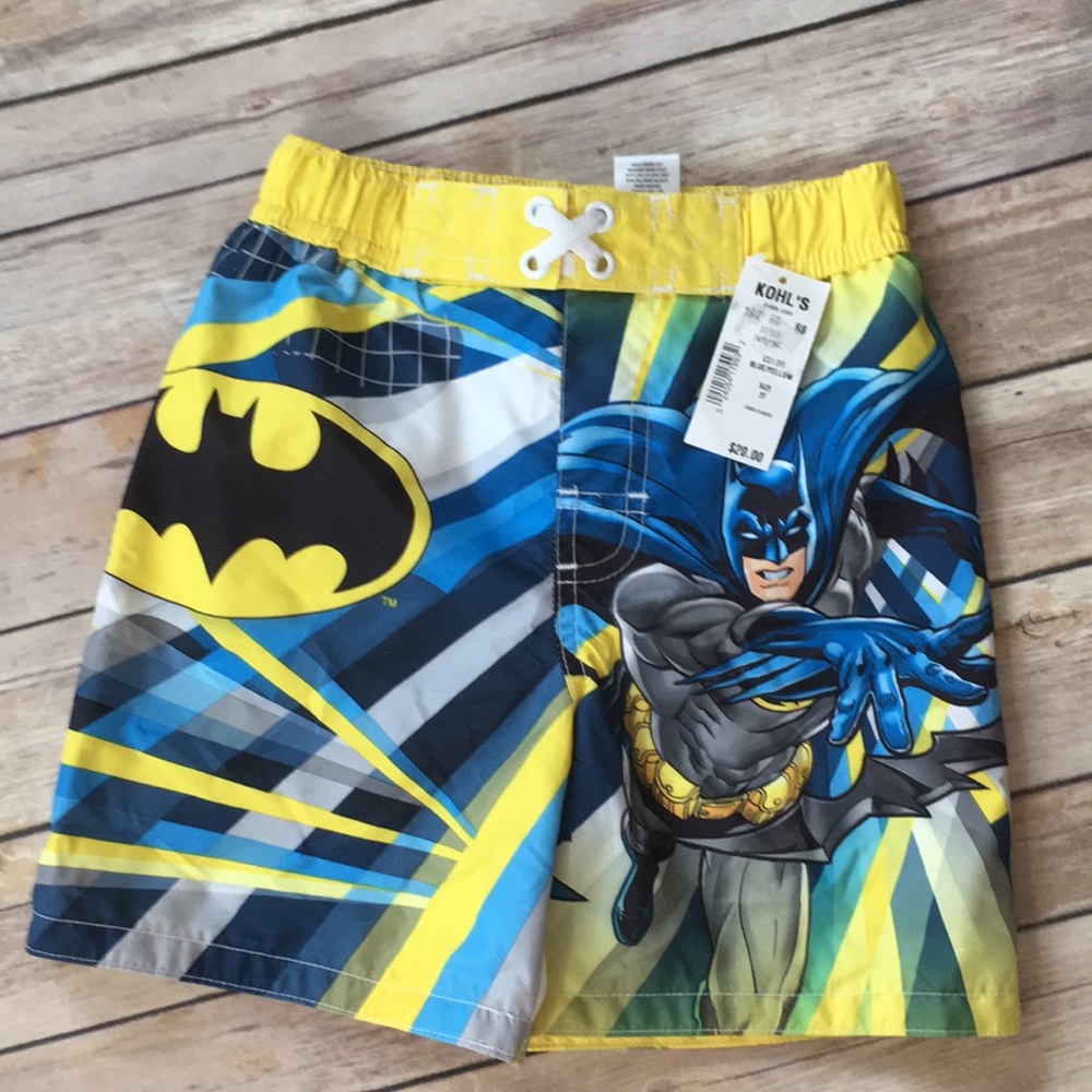 NWT Batman Swim Trunks